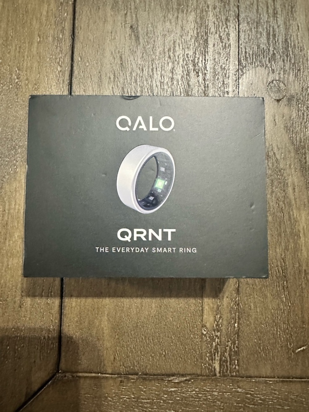 QALO QRNT Everyday Smart Ring - Black and Silver